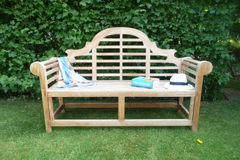 The Colburn Teak Lutyens Garden Bench